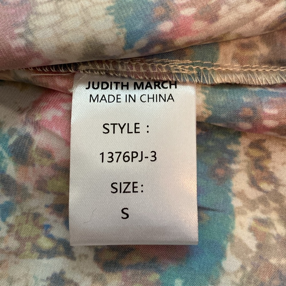Judith March Women's Python Print Multi Color Robe Size S EUC - Picture 5 of 7